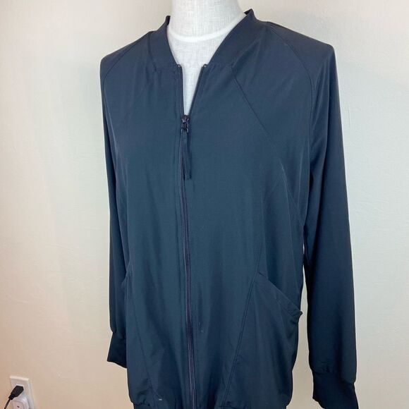 Zella Traction Training Black Zip-Up Jacket - Picture 2 of 6